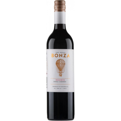 Изображение товара Вино красное полусухое "The Great Bonza" Reserve Shiraz-Cabernet 0,75 л