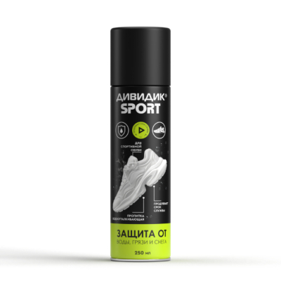 Изображение товара Пропитка Дивидик Sport для обуви аэрозоль 250 мл защитное средство Изображение товара Пропитка Дивидик Sport для обуви аэрозоль 250 мл защитное средство