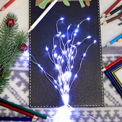 Изображение товара Электрогирлянда Best Technology серебристая 720 LED синие для интерьера