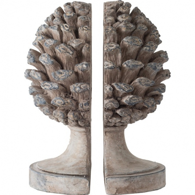 Изображение товара Держатели для книг Glasar Шишка 16х14х22 см 2 предмета