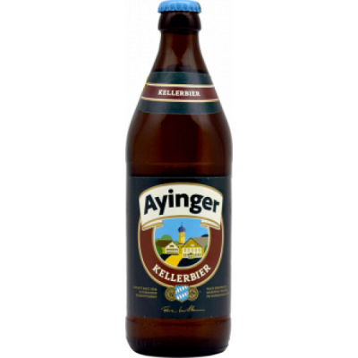 Изображение товара Пиво светлое Ayinger Kellerbier нефильтрованное, 0.5 л