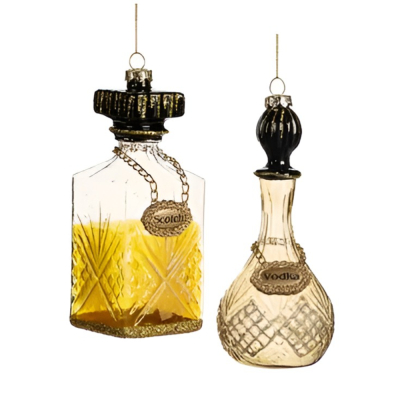 Изображение товара Игрушка ёлочная Goodwill бутылка виски/водка 14 см в ассортименте