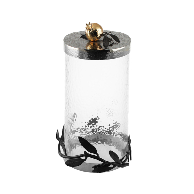 Изображение товара Банка для сыпучих продуктов Michael Aram 29см оливковая ветвь с золотым гранатом