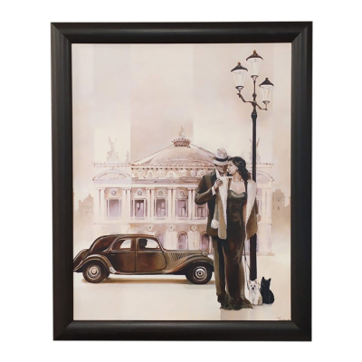 Изображение товара Репродукция картины Декарта из МДФ на холсте 40x50 см