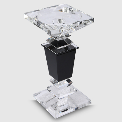 Изображение товара Подсвечник Crocus хрустальный, 1 свеча, 9×9×16,5 см