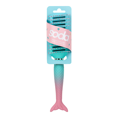 Изображение товара Щетка для волос Soda mermaidhair массажная узкая для ухода Изображение товара Щетка для волос Soda mermaidhair массажная узкая для ухода