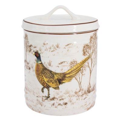 Изображение товара Банка для сыпучих продуктов Imari Охота 14,5 см, керамическая, подарочная