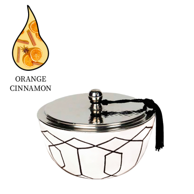 Изображение товара Аромасвеча Nour Bougie Tellus Orange Cinnamon 548 г - длительное ароматное горение