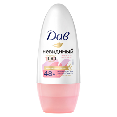 Изображение товара Дезодорант шариковый Дав Невидимый 50 мл для женщин