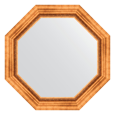 Изображение товара Зеркало в багетной раме Evoform римское золото 88 мм 71x71 см 