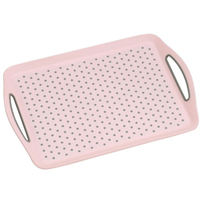 Изображение товара Поднос Kesper 45,5х32 см розовый из пластика Германия