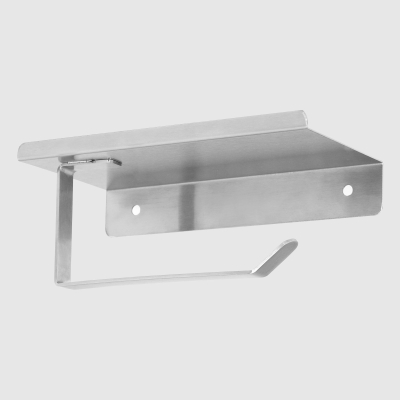 Изображение товара Держатель для туалетной бумаги Zalel с подставкой для телефона хром