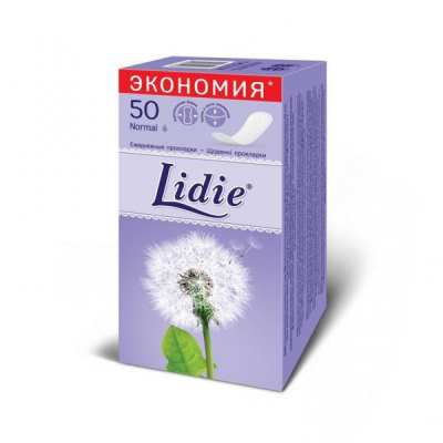 Изображение товара Прокладки ежедневные Lidie Normal 50 шт для женщин gхорошая защита и комфорт Изображение товара Прокладки ежедневные Lidie Normal 50 шт для женщин gхорошая защита и комфорт