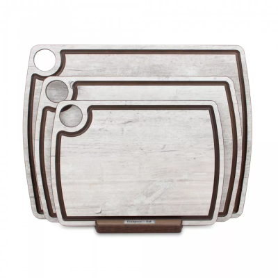 Изображение товара Набор разделочных досок ComposeEat из 3 шт на подставке дуб Санремо подарочный набор Изображение товара Набор разделочных досок ComposeEat из 3 шт на подставке дуб Санремо подарочный набор