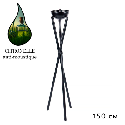 Изображение товара Аромасвеча Nour Bougie Metalica Citronelle против комаров 150 мм 9 кг