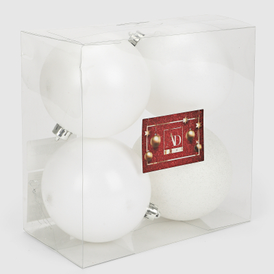 Изображение товара Набор новогодних шаров Ad trend NY D10 см 4 шт