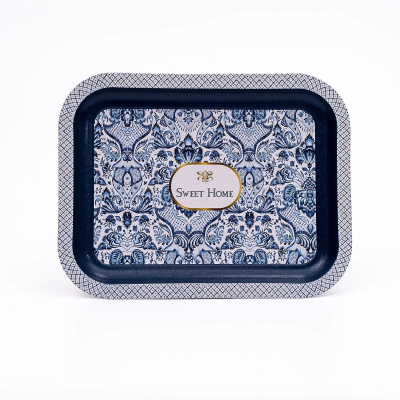 Изображение товара Поднос малый Evle blue & white ee1617n