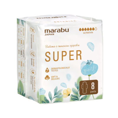 Изображение товара Прокладки ультратонкие Marabu Марабу гигиенические 8 шт