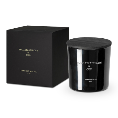 Изображение товара Аромасвеча Cereria Molla роза и Уд 600 г натуральный соевый воск Испания