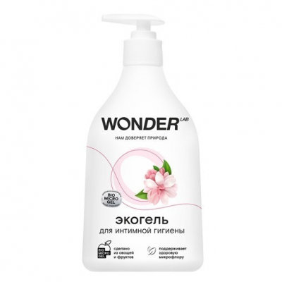 Изображение товара Экологичный гель для интимной гигиены WONDERLAB 0.54 л для ежедневного ухода