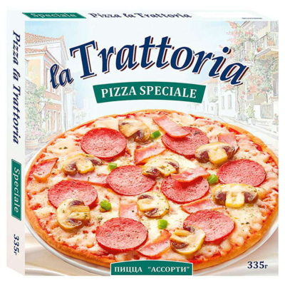 Изображение товара Пицца La Trattoria асcорти, 335 г