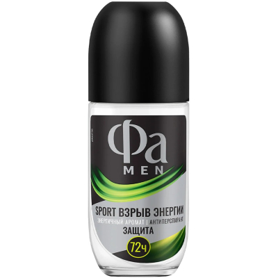 Изображение товара Дезодорант шариковый Fa Men Sport Double Power Взрыв свежести 50 мл