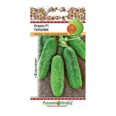 Изображение товара Огурец Русский огород тополек F1 12 шт