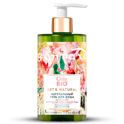 Изображение товара Гель для душа Only Bio Нежность кожи пион и масло розы 420 мл