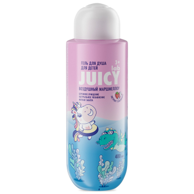 Изображение товара Детский гель для душа Juicy Lab Воздушный маршмеллоу 400 мл натуральный для чувствительной кожи Изображение товара Детский гель для душа Juicy Lab Воздушный маршмеллоу 400 мл натуральный для чувствительной кожи