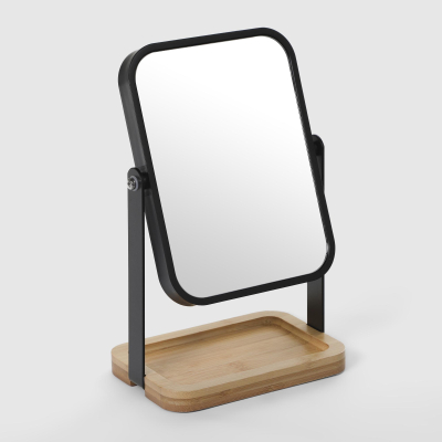 Изображение товара Косметическое зеркало на подставке Zalel черное матовое 980547-001