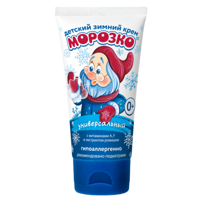 Изображение товара Детский зимний крем Морозко 50 мл для защиты кожи малышей от холода и ветра Изображение товара Детский зимний крем Морозко 50 мл для защиты кожи малышей от холода и ветра