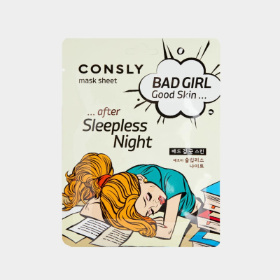 Изображение товара Маска тканевая для лица Consly Bad girl Good skin После бессонной ночи 23 мл