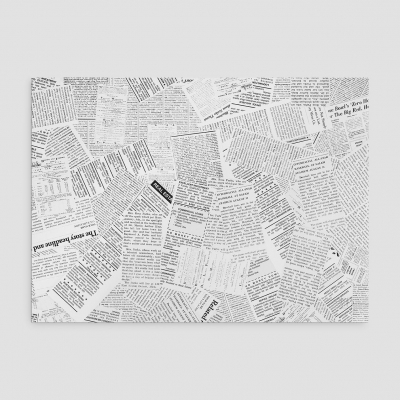 Изображение товара Подставка под горячее Togas Ньюс белая 45х33 см