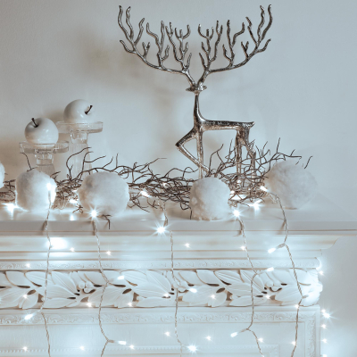 Изображение товара Электрогирлянда Reason 100 LED 600х50 см для улицы холодный белый, без стартового шнура