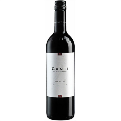 Изображение товара Вино красное полусухое Canti, Merlot Demi-Sec,  0,75 л