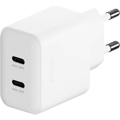 Изображение товара Мощное зарядное устройство uBear Wall Charger Motion с USB Type C 45 Вт Изображение товара Мощное зарядное устройство uBear Wall Charger Motion с USB Type C 45 Вт