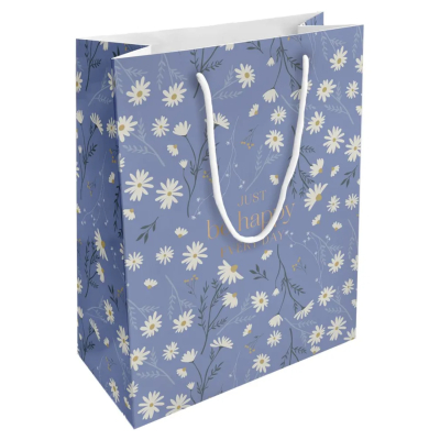Изображение товара Подарочный пакет Be Smart Fleurs с ромашками 32х49 см