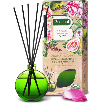 Изображение товара Диффузор ароматический Breesal Aroma Sticks Пробуждение чувств 70 мл Изображение товара Диффузор ароматический Breesal Aroma Sticks Пробуждение чувств 70 мл