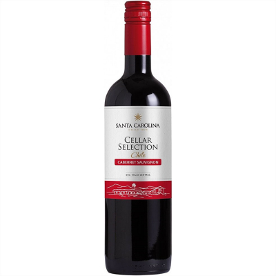 Изображение товара Вино красное полусухое Santa Carolina, "Cellar Selection" Cabernet Sauvignon,  0,75 л