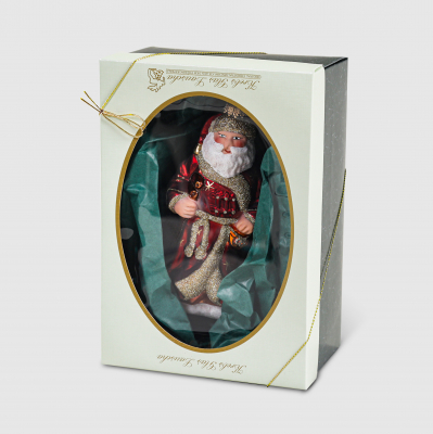 Изображение товара Игрушка на елку Krebs int Дед мороз 16 см - праздничная елочная игрушка для украшения дома