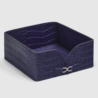 Изображение товара Подставка Deria для салфеток фиолетовая 16x16x7 см