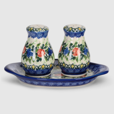 Изображение товара Набор солонка и перечница Kalich Iza из каменной керамики, Польша