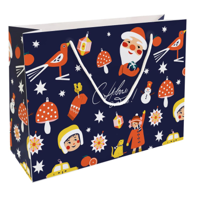 Изображение товара Подарочный пакет Be Smart Bang синий 36х26 см надежная упаковка