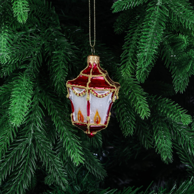 Изображение товара Ёлочная игрушка Snow and Stars фонарь 15 см в подарочной упаковке