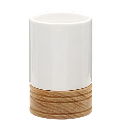 Изображение товара Стаканчик Ridder Chic белый 7,1х7,1х11 см