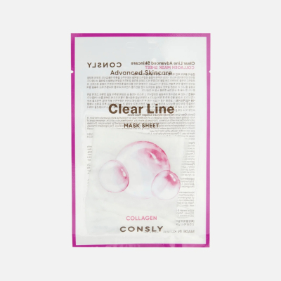 Изображение товара Маска тканевая для лица Consly Clear line Укрепляющая с коллагеном 25 мл