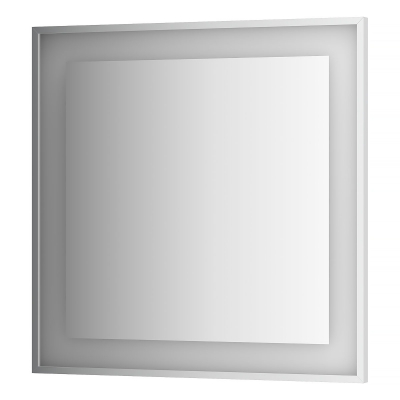 Изображение товара Зеркало Evoform в багетной раме со встроенным LED-светильником 26,5 W 90x90 см 