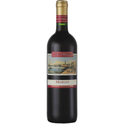 Изображение товара Вино красное полусладкое Vinispa, "Portobello" Merlot, Trevenezie IGT 0.75л