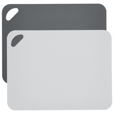 Изображение товара Набор разделочных досок Zeller 38х29 см 2 шт пластик серый и антрацит