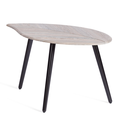 Изображение товара Стол журнальный RIMMINI Скания темный с чёрными ножками, 78х78х50,4 см